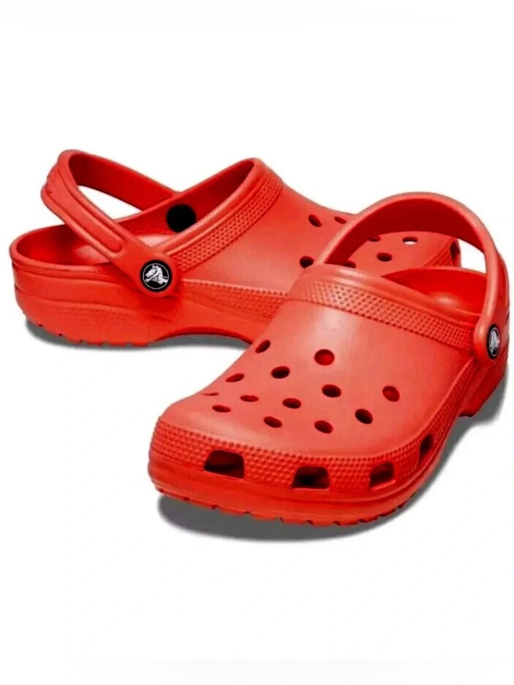 Crocs Men's Adult Classic Clogs Slip-On Sandals Red Lightweight~US Size 13 New